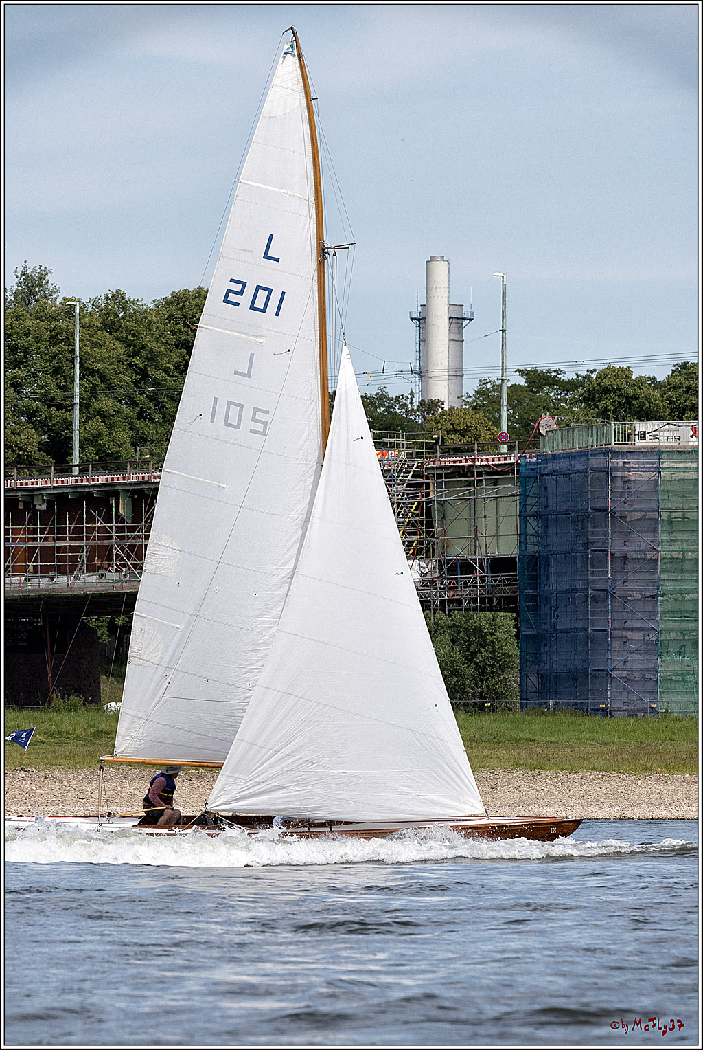 100 Jahre Rheinwoche 2022 - 1. Wettfahrt Porz - Hitdorf, 03.06.2022,